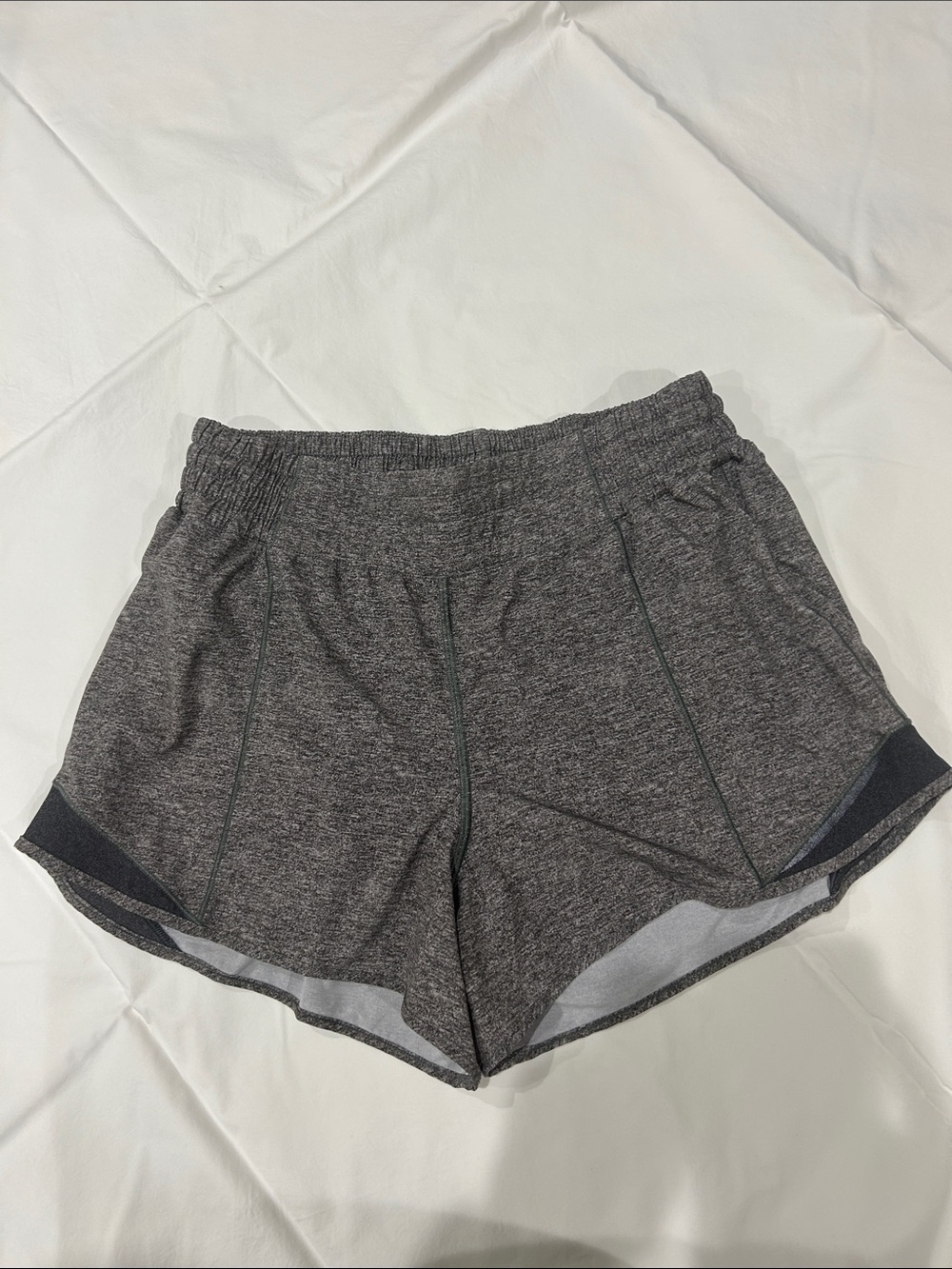 lululemon athletica Gray Heather Running Shorts